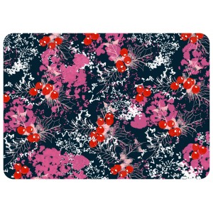 The Holiday Aisle Chic Holly Kitchen Mat THDA1763